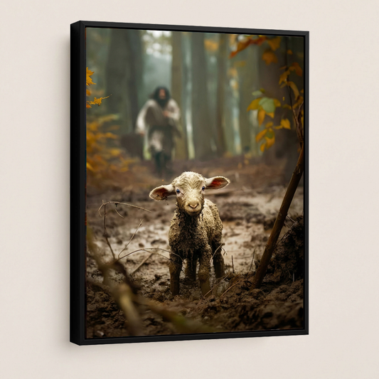 He Came for the Lost One — Christian Canvas Wall Art