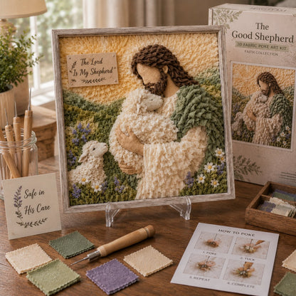 3D Christian Fabric Poke Art Kit