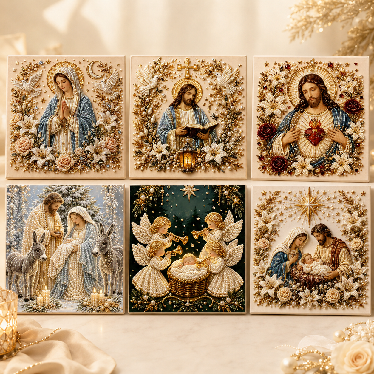 5D Nativity Diamond Painting Kit With Frame
