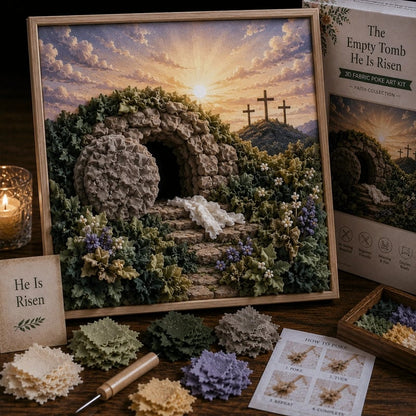 3D Christian Fabric Poke Art Kit