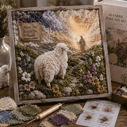 3D Christian Fabric Poke Art Kit