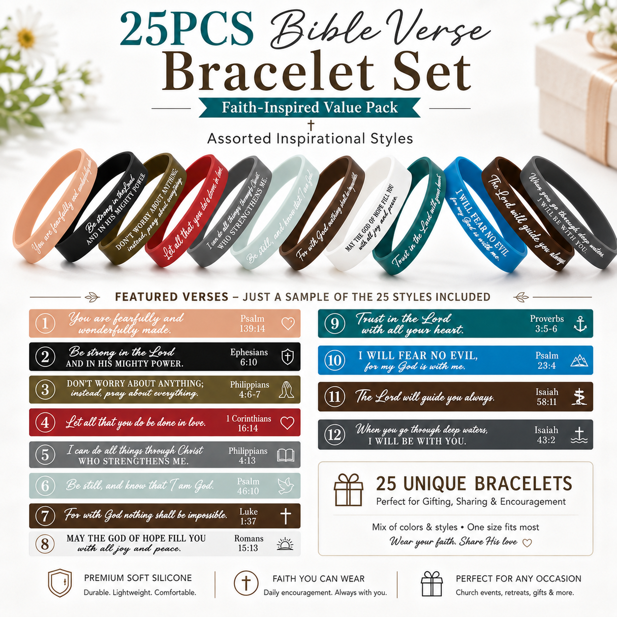 Christian Scripture Bracelets