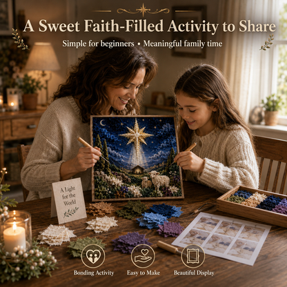 3D Christian Fabric Poke Art Kit