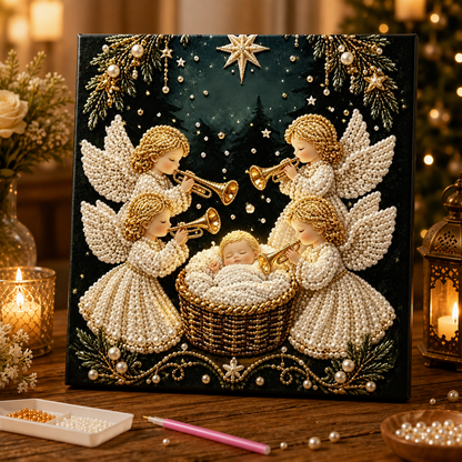 5D Nativity Diamond Painting Kit With Frame