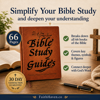 66-Book Bible Study Guide & Reflection Journal