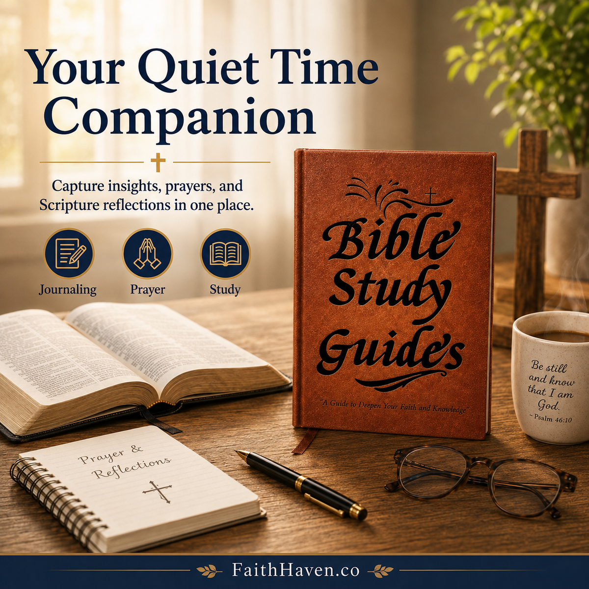 66-Book Bible Study Guide & Reflection Journal