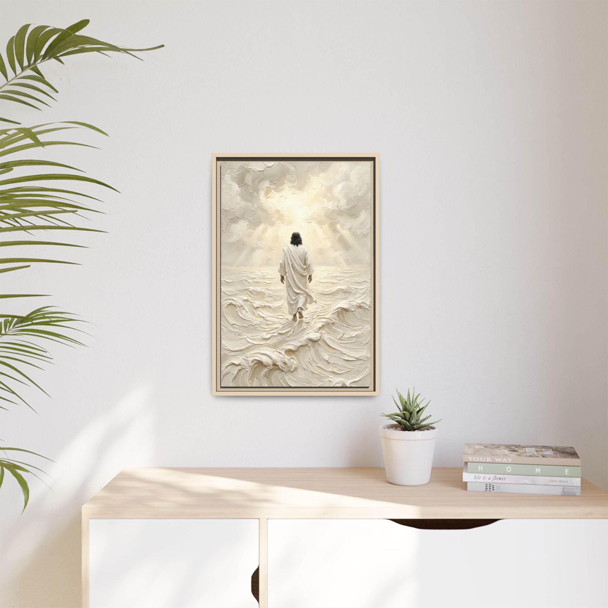 Jesus Walking on Water — Christian Canvas Wall Art
