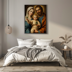 Holy Family Jesus Mary Joseph — Christian Canvas Wall Art