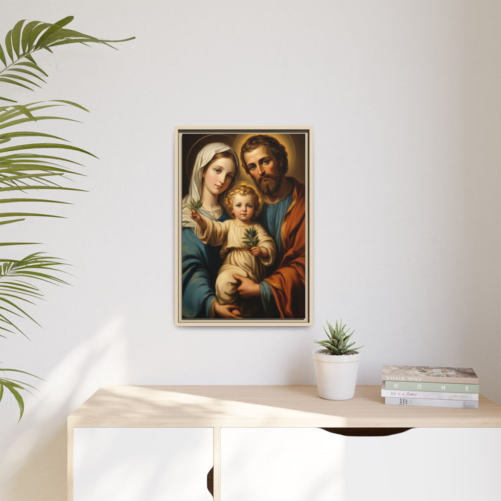 Holy Family Jesus Mary Joseph — Christian Canvas Wall Art