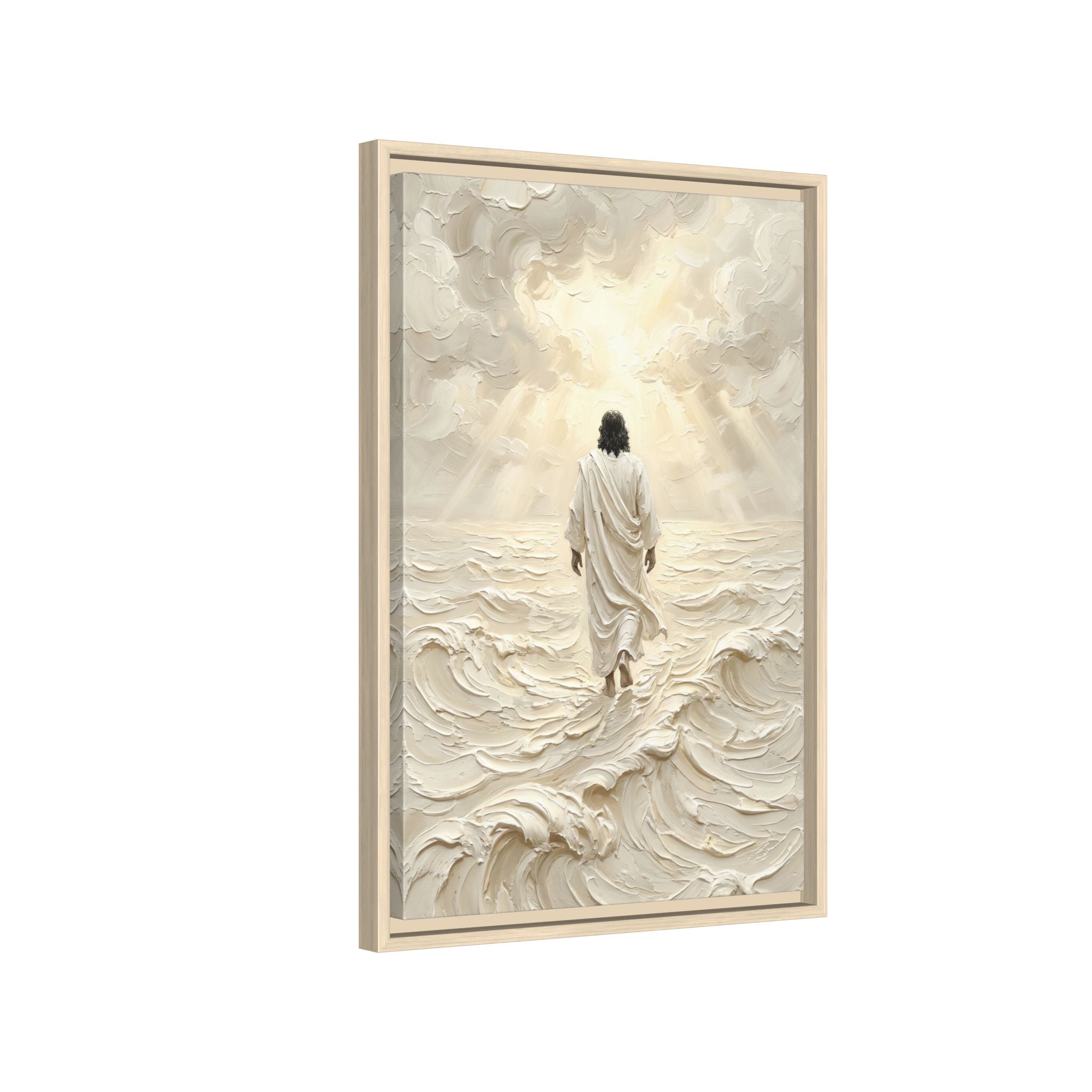 Jesus Walking on Water — Christian Canvas Wall Art