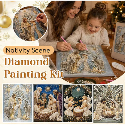 5D Nativity Diamond Painting Kit With Frame
